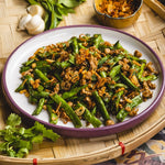 43 Dau Dua Xao Tom, Tep: String Beans with Ground Pork and Shrimps