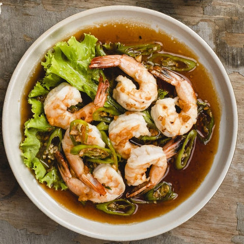 23 Com Tom Rim: Chili Shrimp with Rice