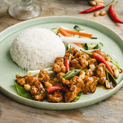 56 Chien Ga Ot Sung, Dau Phung: Kung Pao Chicken with Rice
