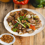 Stir-Fried Black Peppercorn & Garlic Beef