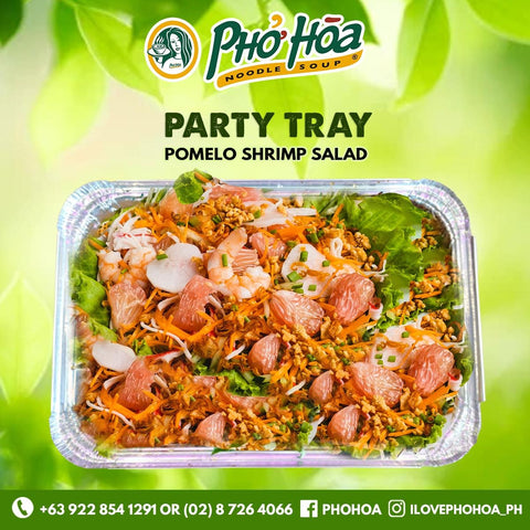 Pomelo Shrimp Salad Party Tray